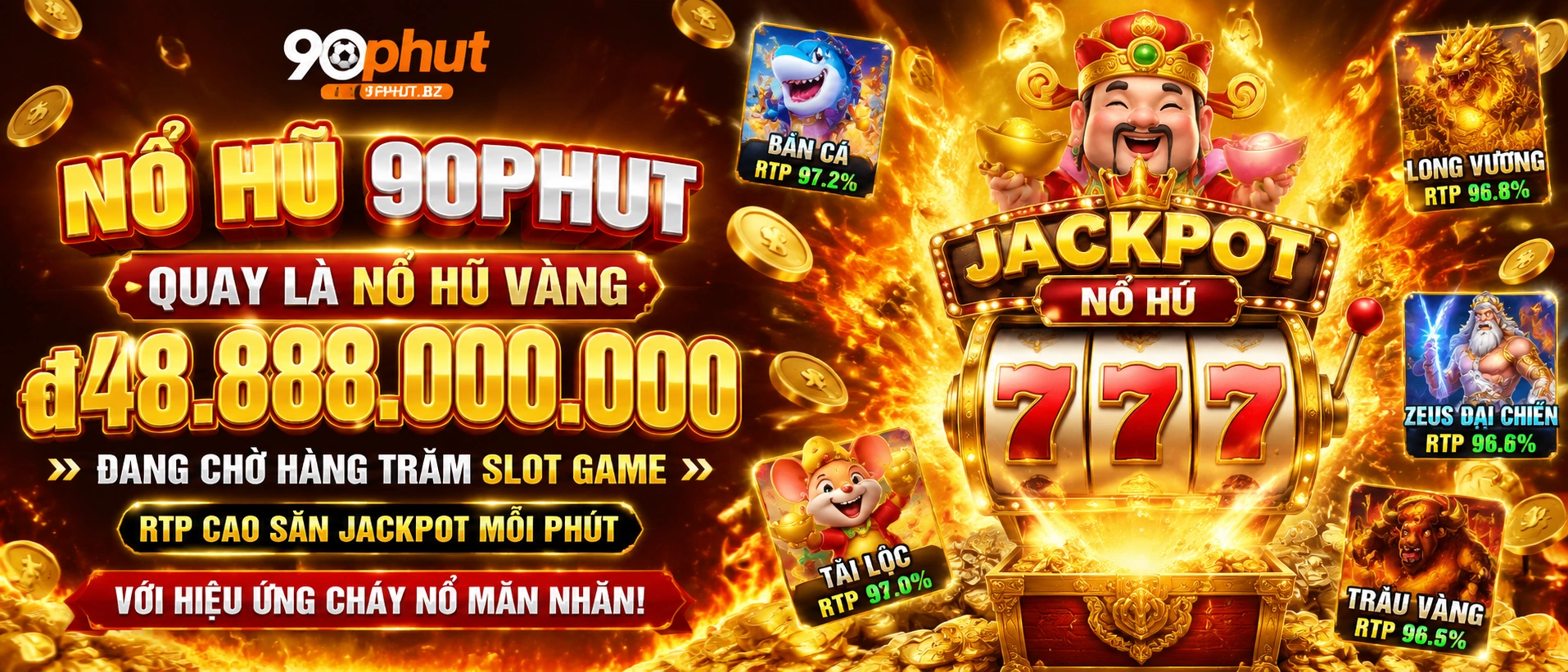 Ảnh minh họa game Nổ Hũ nổi bật trên 90phut.com.bz
