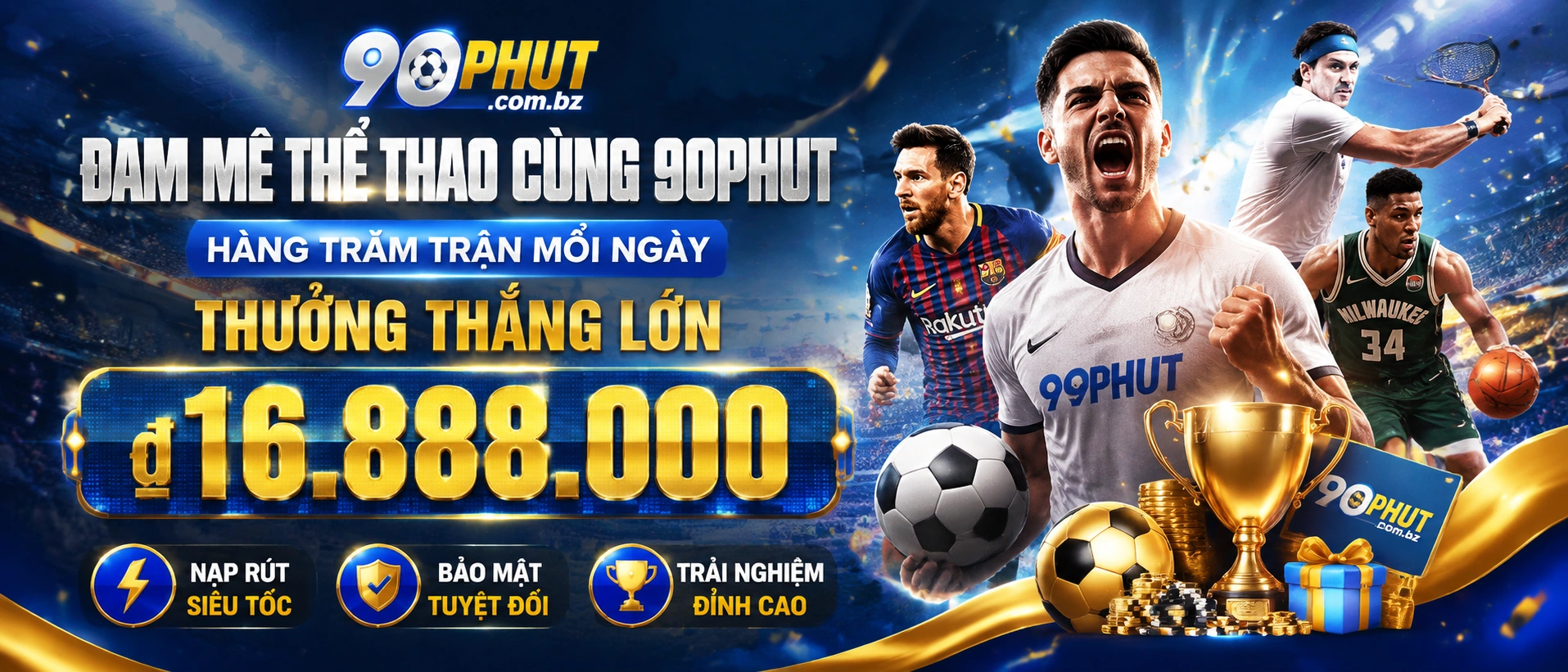 Hình ảnh Thể Thao và trải nghiệm mobile trên 90phut.com.bz