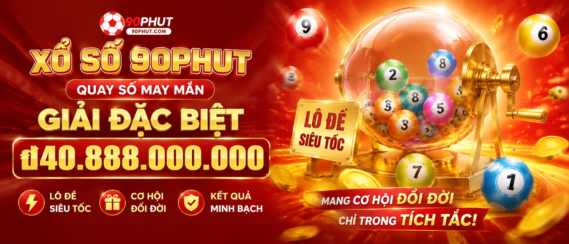 Giao diện xổ số 90phut.com.bz